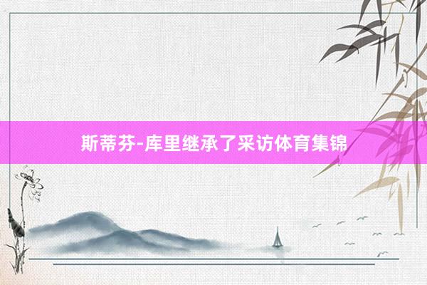 斯蒂芬-库里继承了采访体育集锦
