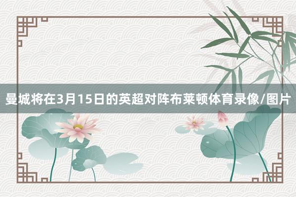 曼城将在3月15日的英超对阵布莱顿体育录像/图片