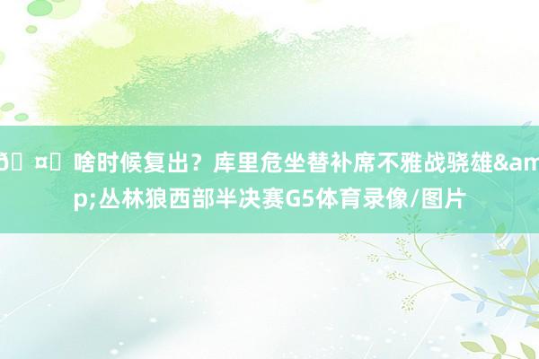 🤔啥时候复出？库里危坐替补席不雅战骁雄&丛林狼西部半决赛G5体育录像/图片