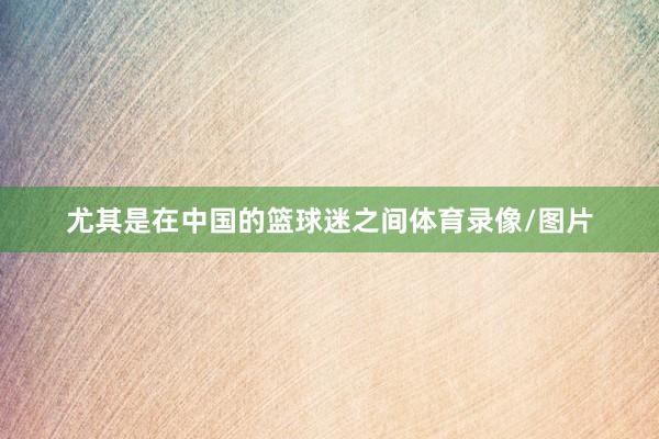 尤其是在中国的篮球迷之间体育录像/图片