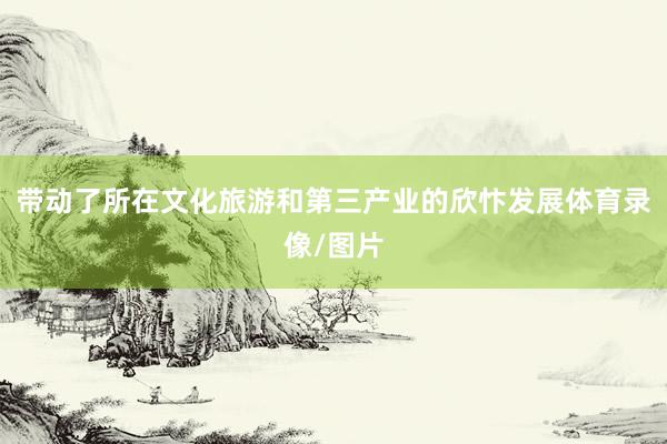 带动了所在文化旅游和第三产业的欣忭发展体育录像/图片