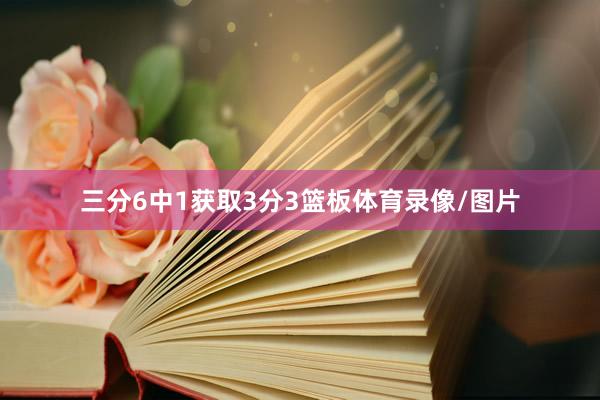 三分6中1获取3分3篮板体育录像/图片