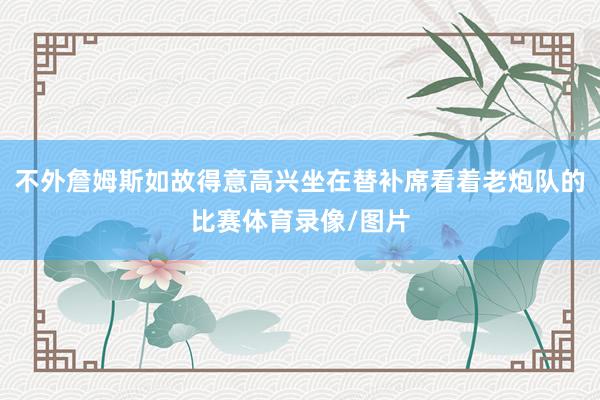 不外詹姆斯如故得意高兴坐在替补席看着老炮队的比赛体育录像/图片